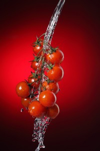 Ripe cherry tomatoes