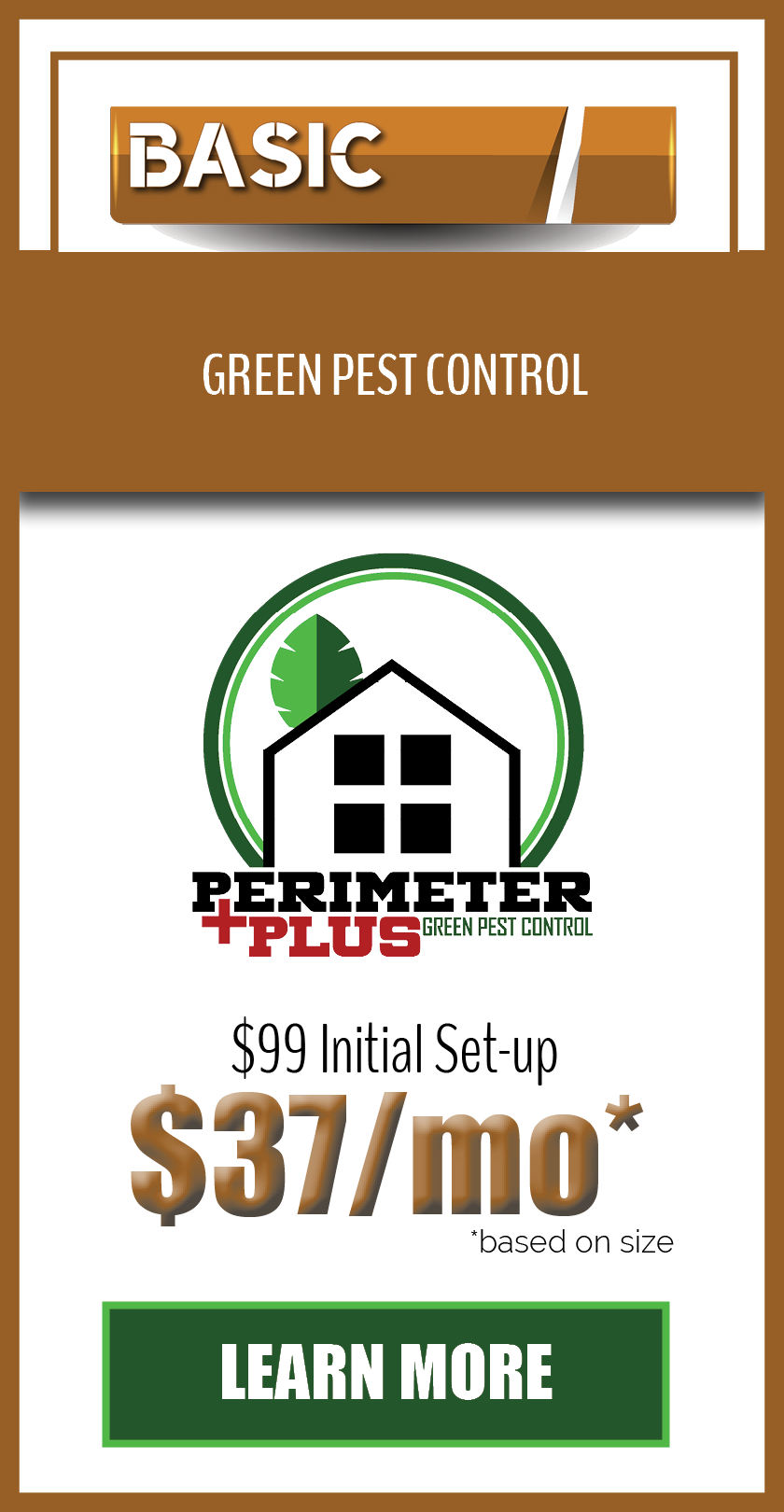 basic, green pest control program, perimeter