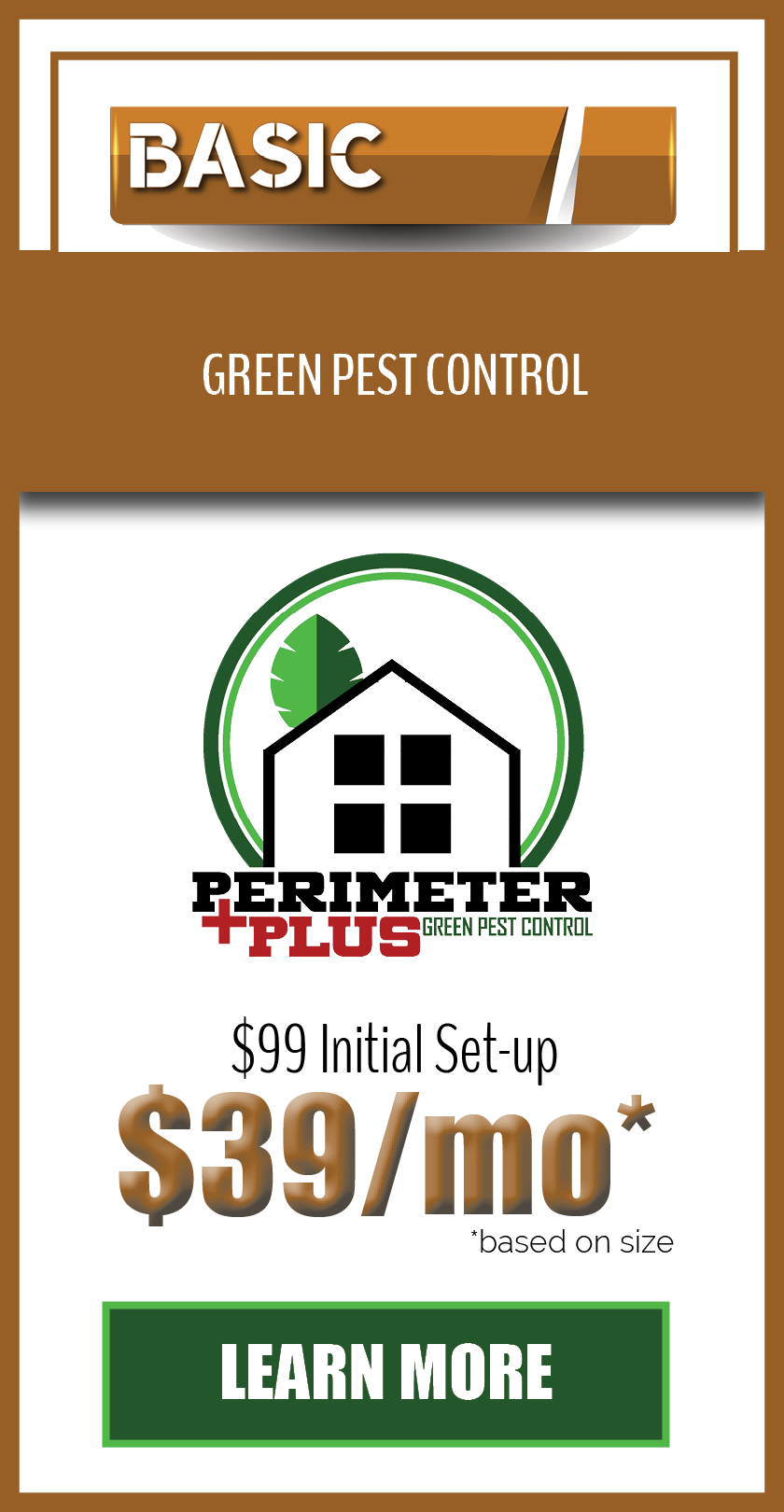 basic, green pest control program, perimeter