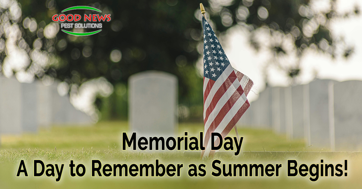 Memorial Day  - A Day to Remember as Summer Begins!